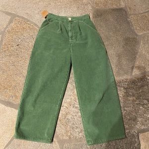 Rudy jude corduroy trousers in green bean size 3 NWT